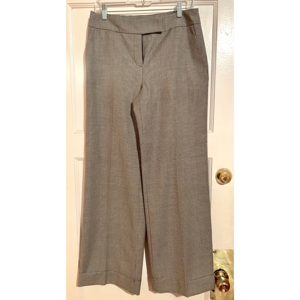 Ann Taylor Loft Houndstooth Print Pants